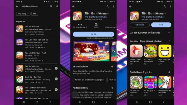 Hướng dẫn tải Tiến Lên Miền Nam miễn phí